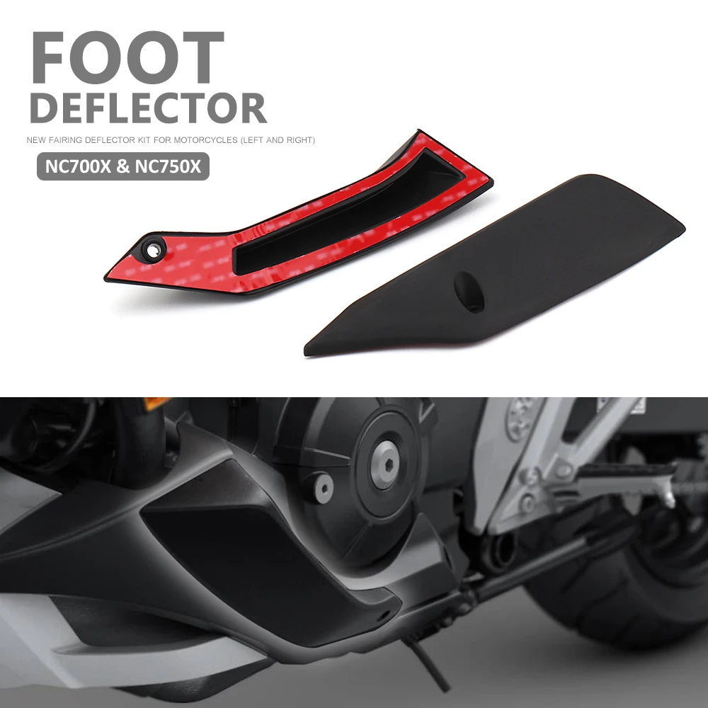 

New Motorcycle For Honda NC750X NC 750X 2020 2019 2018 2017 NC700X NC 700 X 2012 2013 Foot Wind Deflector kit Accessories Rubber