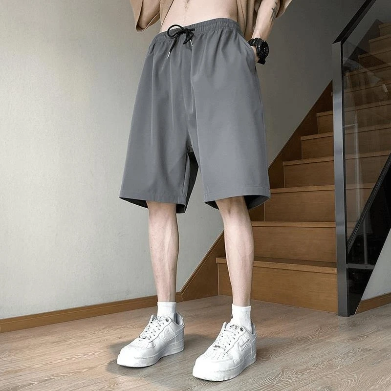 

Thin Icy Feeling Quick Dry Men's Summer Loose Plus Size Youth Basketball Sports Shorts
