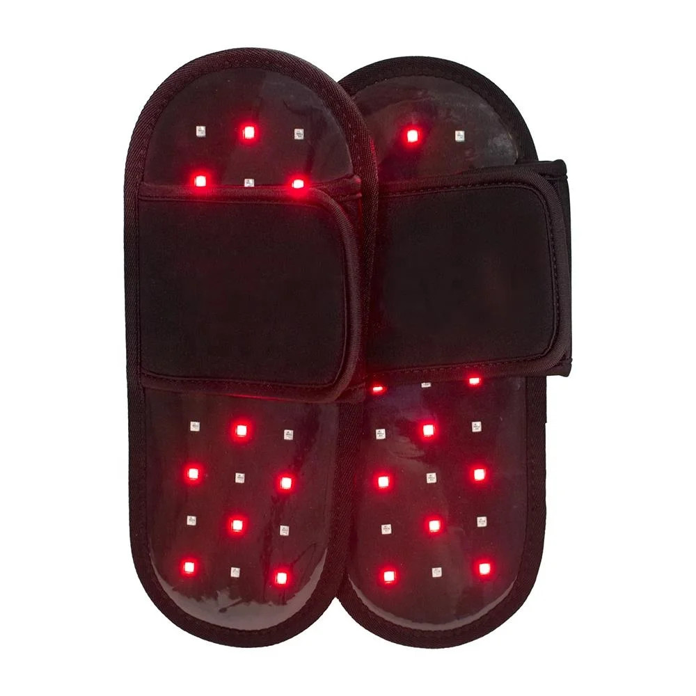 Home Use Customized Red Light Infrared Slippers With Light Therapy System For Foot Pain Relief And Deep Muscle Relaxation