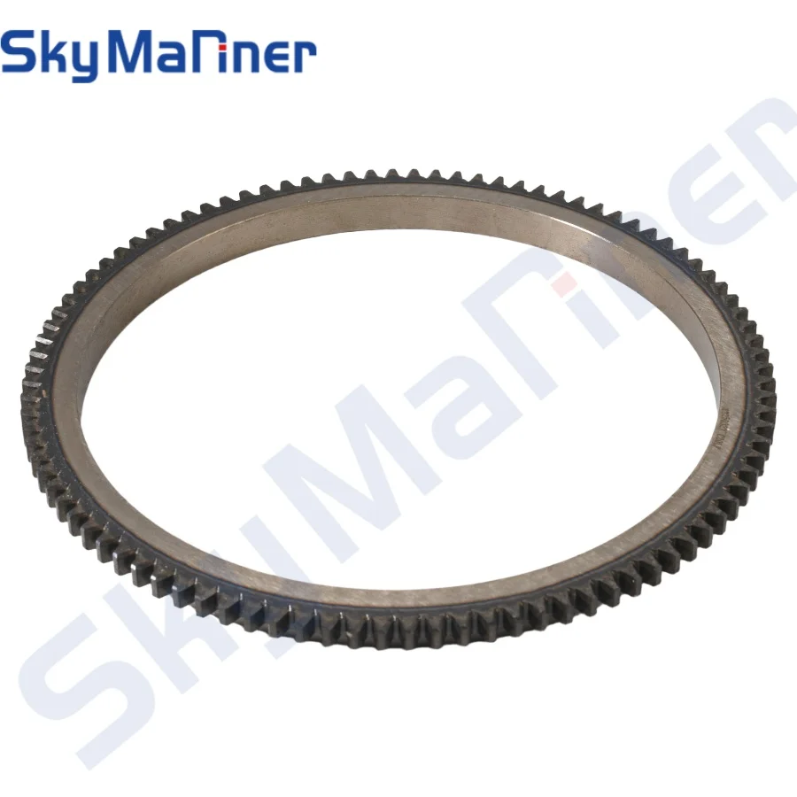 Flywheel Crown Gear Ring 697-8555 For Yamaha Outboard Motor 48HP 55HP 2-Stroke Rotor Assembly 697-85550-00 697-85550-00-00 Part