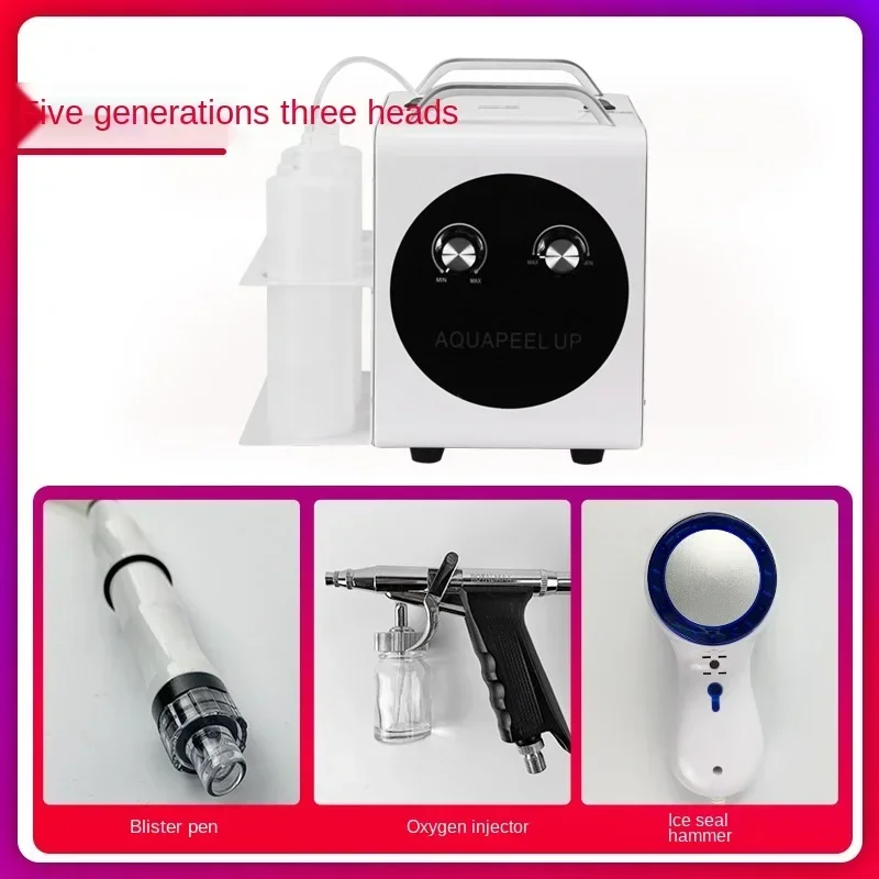 

Beauty Instrument Blackhead Suction Oxygen Injection Water Light Color Light Mask Hydrogen and Oxygen Cleaner