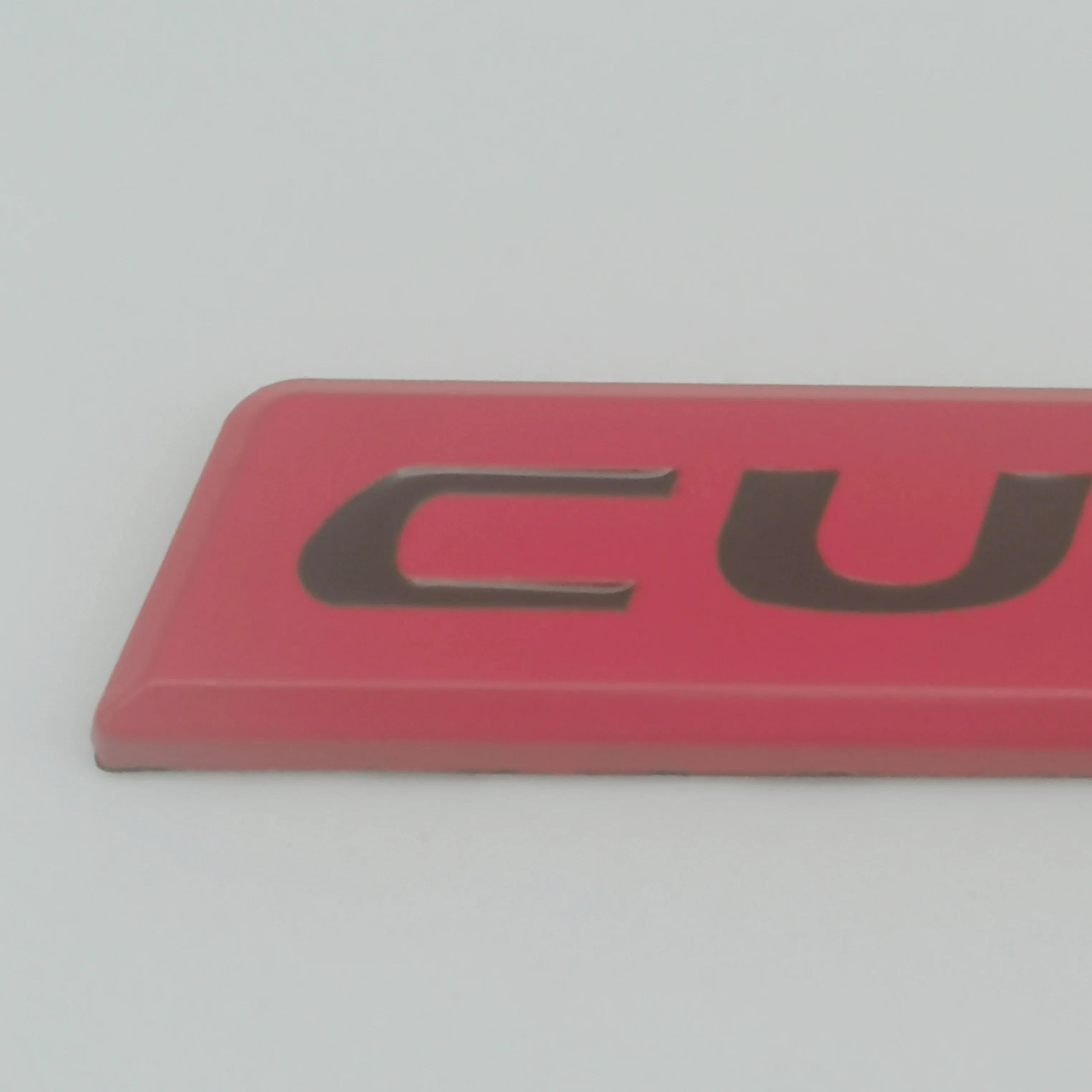 

1pcs/lot 138mmX27mm 3D Styling Racing Car Sticker Speed Metal Car Sticker Rear Tail Label Leaf Panel Side Label Cars Accessories