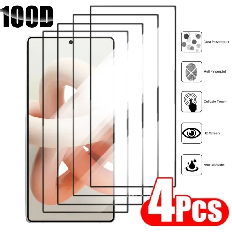 4Pcs Tempered Glass…