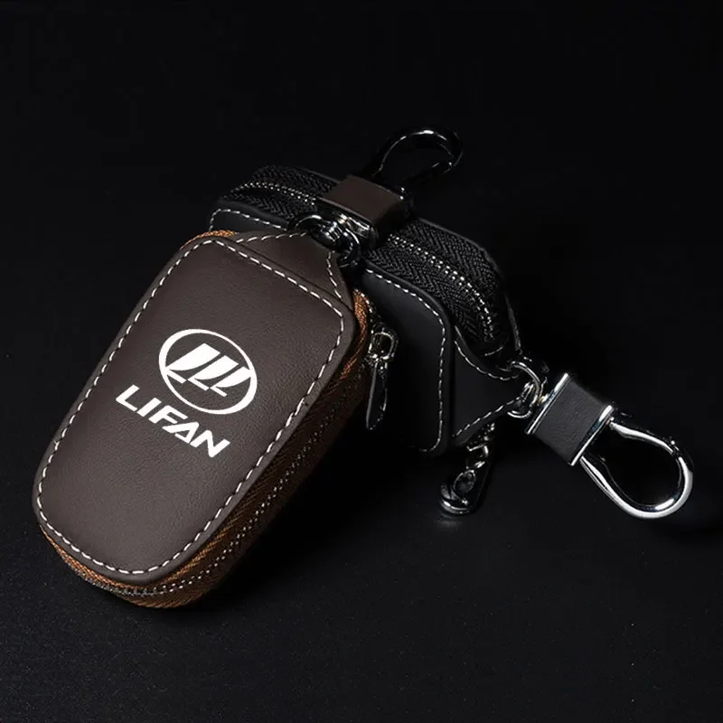 Car Remote Key Case Cover Protective Keychain for lifan solano x60 x50 650 Emblem 125CC 320 520 universal accessories decorate