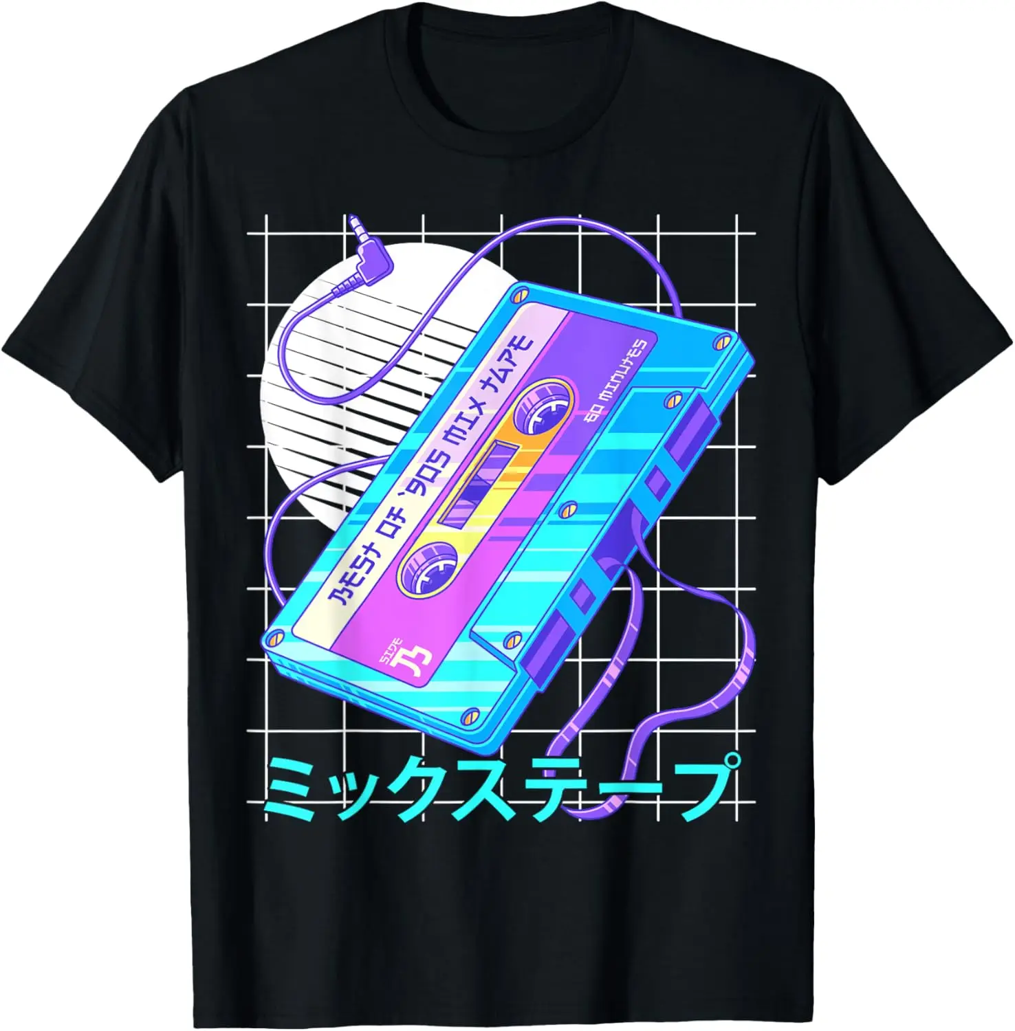 

Mixtape 90s Japanese Otaku Vaporwave Aesthetic Retro Art T-Shirt