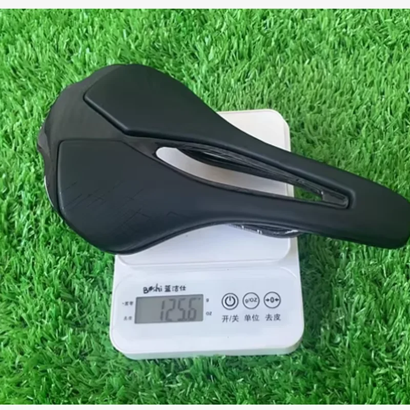 Samana No Label Ultraleichter, anpassbarer 125g weicher, komfortabler T800 Carbonfaser-PU-Leder Rennradsattel 7x9mm – Detail 4