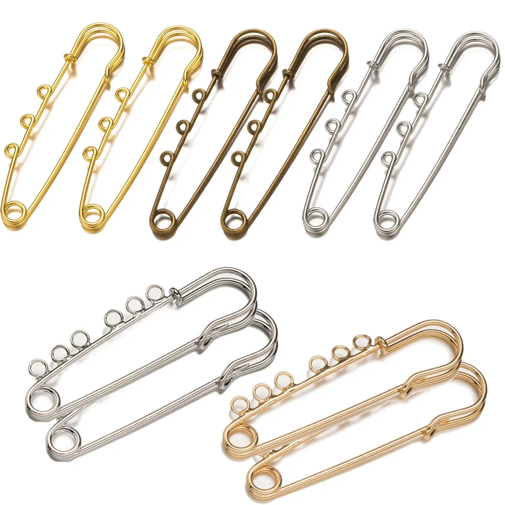

10pcs Metal Brooch Pins Large Heavy Duty Safety Fastener For DIY Crafts Jewelry Making Crochet Accessories Materials Deco Parts