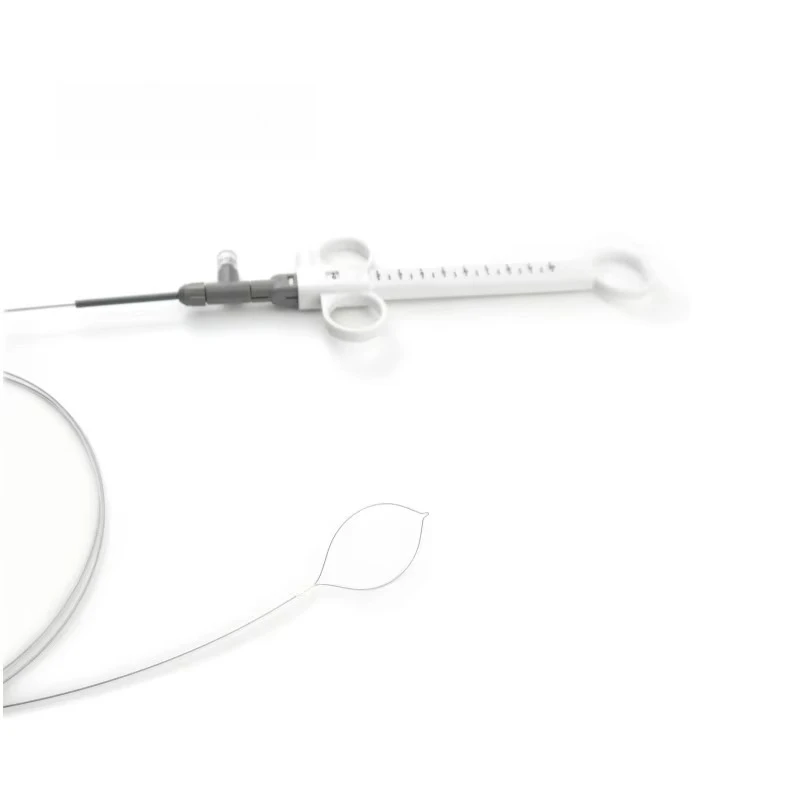 Disposable Manual Polypectomy Snare Hexagonal/Crescent Shape 17-4PH Stainless Steel OD 1.8/2.3mm