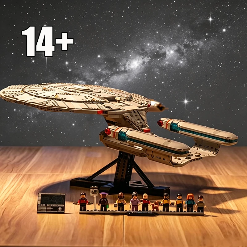 

2026 News 10356 Star Trek Enterprise 3600 PCS Ship Building Blocks Bricks Model For Birthday Gift