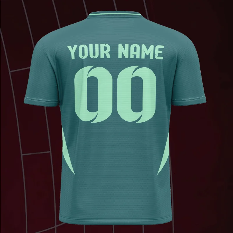 تي شيرت كرة قدم برقبة على شكل حرف V قابل للتنفس مخصص للبالغين والمراهقين قمصان تدريب نادي الفريق ومجموعات ملابس رياضية عائلية