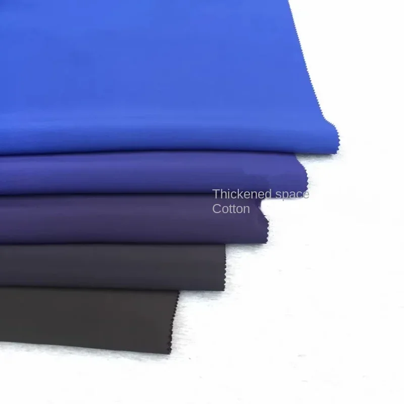 

Космический хлопковый вязаный эластичный промежуточный слой, ткань, плотная одежда, сделай сам, шитье на метр, тканевый материал