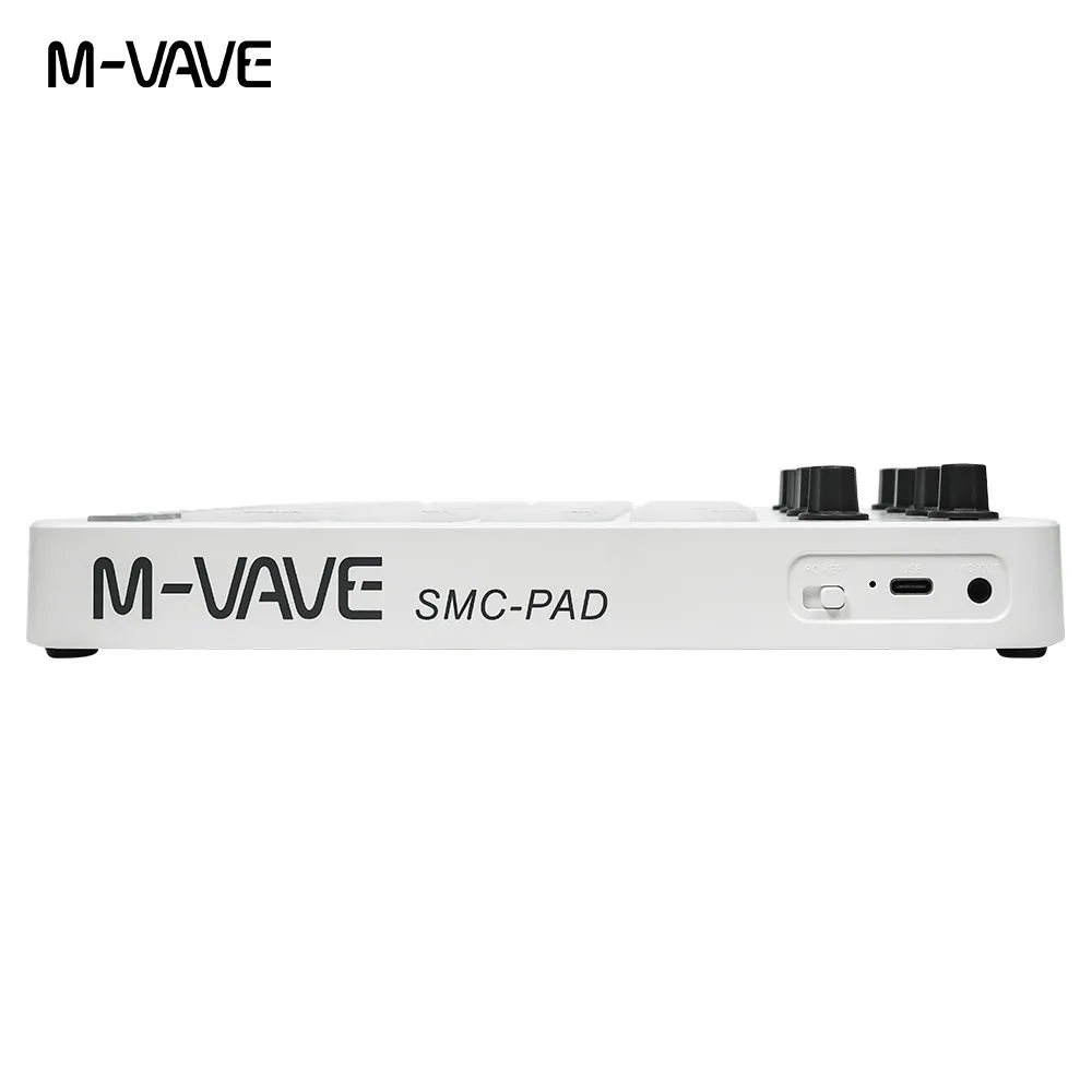 M-VAVE SMC-PAD LaunchPad  USB-C and portable design Wireless MIDI Controller with rechargeable battery and 16 RGB