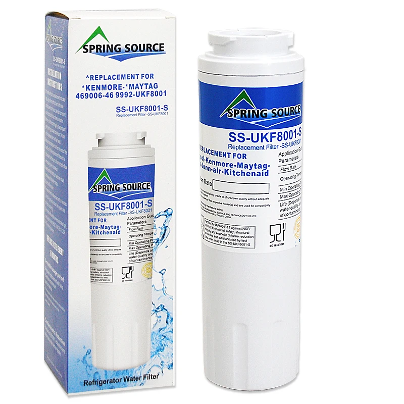 Cartuccia filtro acqua frigorifero Coronwater UKF8001 sostituzione per UKF8001P, EDR4RXD1, PUR 4396395, Puriclean II, UKF8