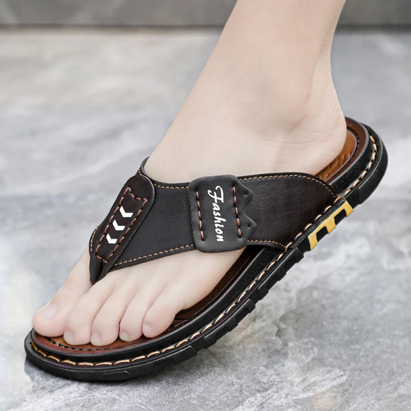 Herenschoenen Outdoor Comfortabele Heren Casual Schoenen Zomer Heren Sandalen Antislip Strandschoenen Nieuwe Man Slippers Plus Size Sandalen