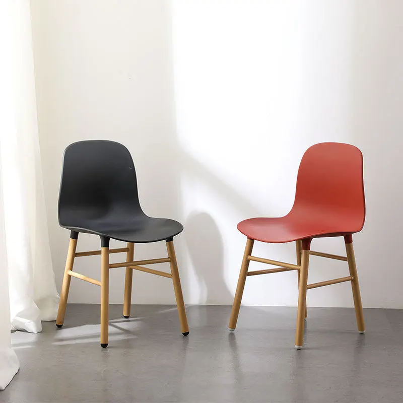 Standard chair backrest lazy stool Internet celebrity casual creative Nordic ins style restaurant dining chair creative designer