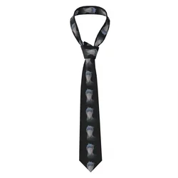 Mens Tie Slim Skinny African Shoebill Necktie Fashion Free Style Tie for Party Wedding