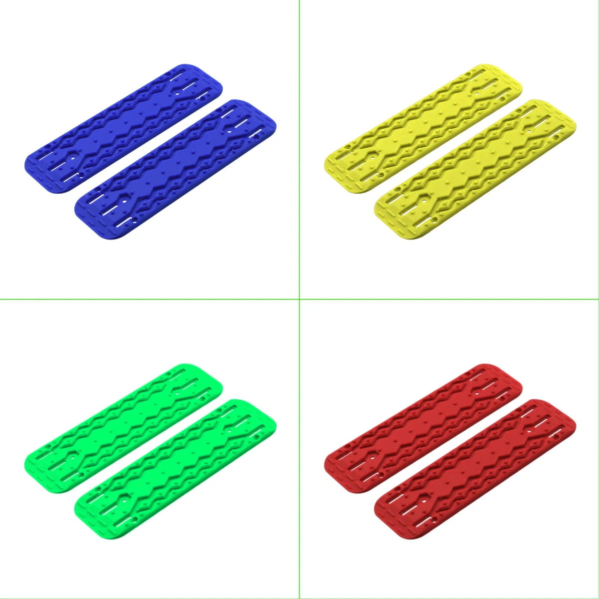 2pcs 3D Printing Anti Skateboard for 1/10 RC Crawler Car Traxxas TRX4 Defender Diy Parts