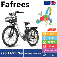 Fafrees F26 Lasting Electric Bicycle 380W Motor 36V 20.3Ah Lithium Battery 26*1.95 Inch Tire Ebike for Adult