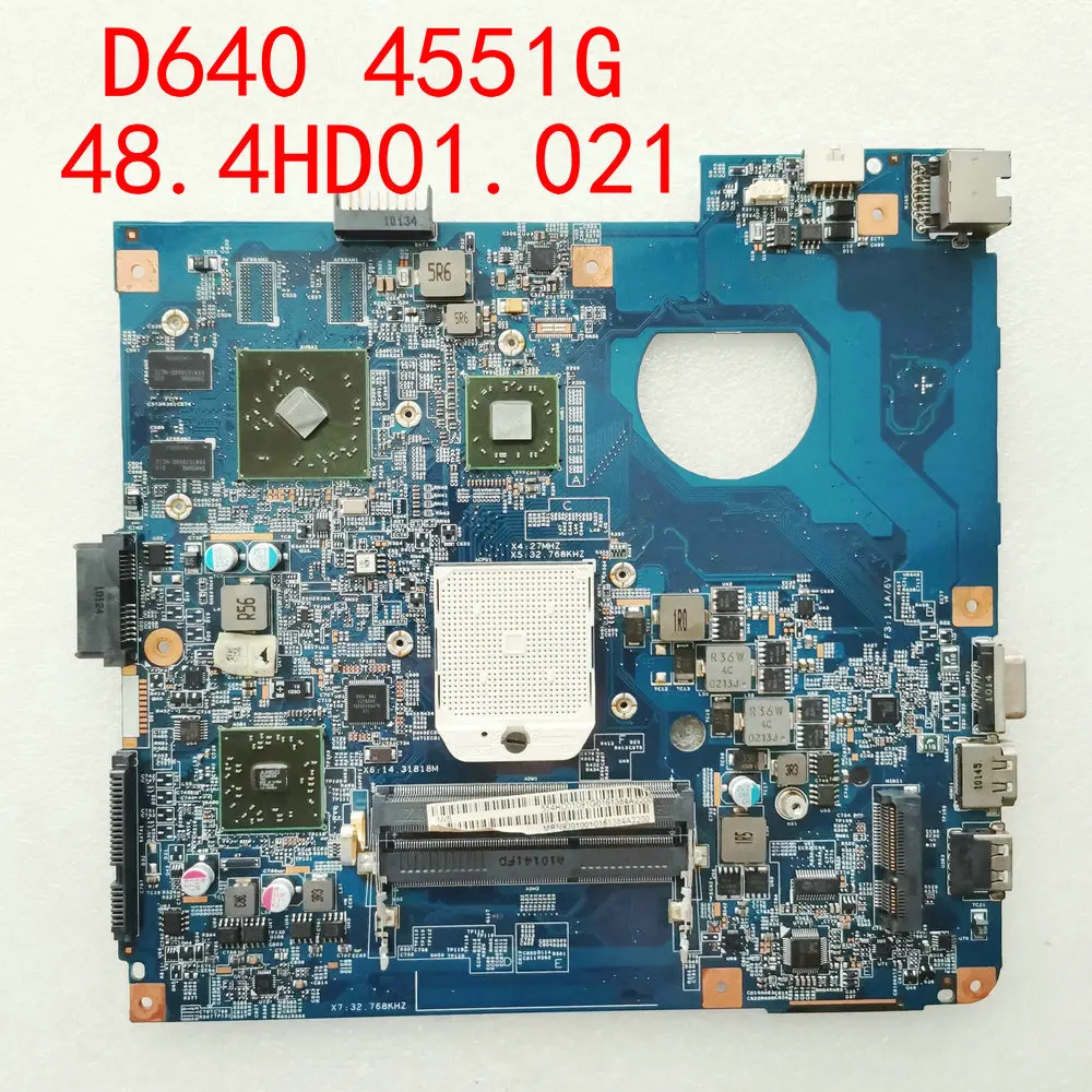 

48.4HD01.021 For ACER 4551 4551G D640 Laptop Motherboard 09919-2 JE40-DN E89382 48.4HD01.031