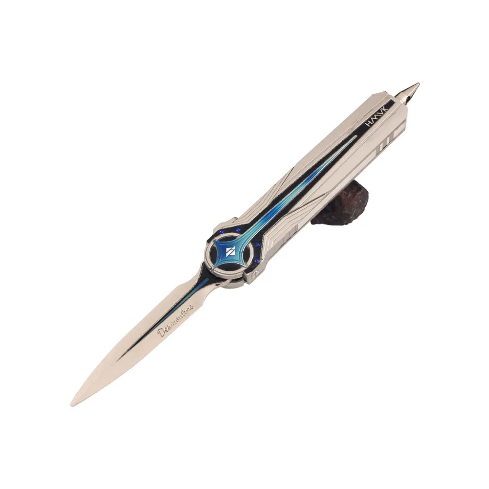 28CM Delta Peripherals Polaris Pocket Knife Holster Model Cosplay Training Sword Alloy Props Model  Crafts Room Decorations Coll
