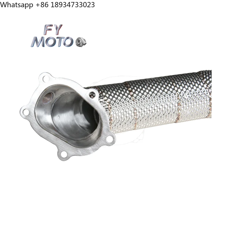 

Exhaust Downpipe for Audi S6 RS6 4G C7 RS7 3 Inch with Heat Shield