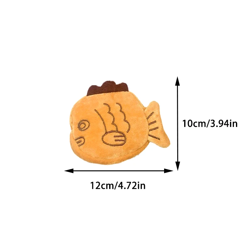 Simpatico peluche marrone vivavoce bambola portamonete borsa da tasca zaino pendente mini portamonete con cerniera borsa per cuffie