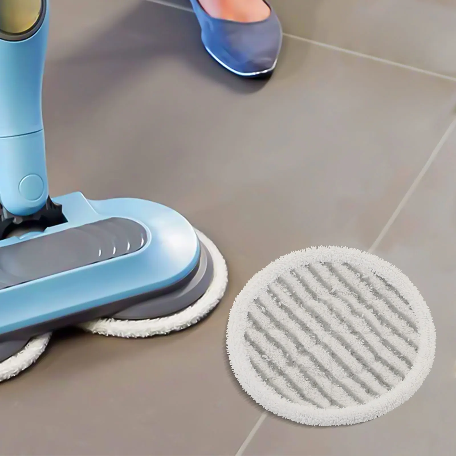 Compiti per la pulizia quotidiana Accessori per aspirapolvere robot Cuscinetti per mocio per la rimozione efficace dello sporco dei squali Materiale ABS di alta qualità