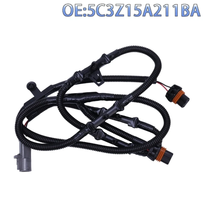 Headlight Wiring Replacement Assembly 5C3Z15A211BA for the Stated Vehicle Family, with Branched Wiring and Multiple Integrated