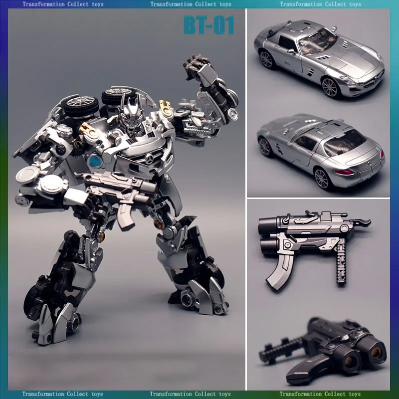 

In Stock Transformation BT-01 Intelligence Officer Movie 3 Sound Waves Moving Car Action Figure Model Collection Robot Toy Gift