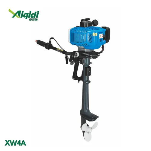 AIQIDI Cheap Air Cooling 2-Stroke 2HP XW4A Outboard Motor Gasoline Boat Engine