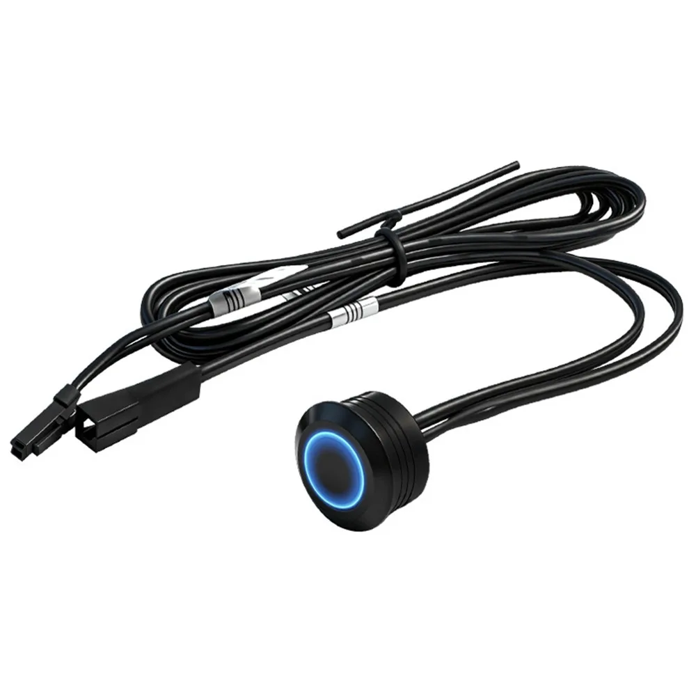 DC 12-24V Touch Sensor Switch Stepless Dimming Touch Control LED Cabinet Light Controller Embedded Mount Cable Connector