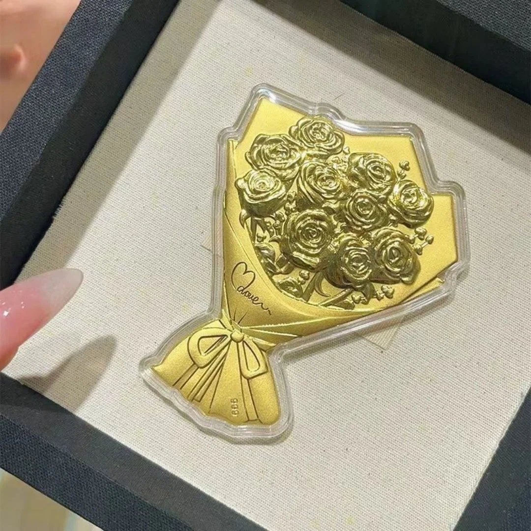 Цветочный-декор-акриловая-роза-в-золотой-рамке-композиция-из-золотых-роз-в-китайской-золотой-фольге-букет-для-подарков-на-день-рождения