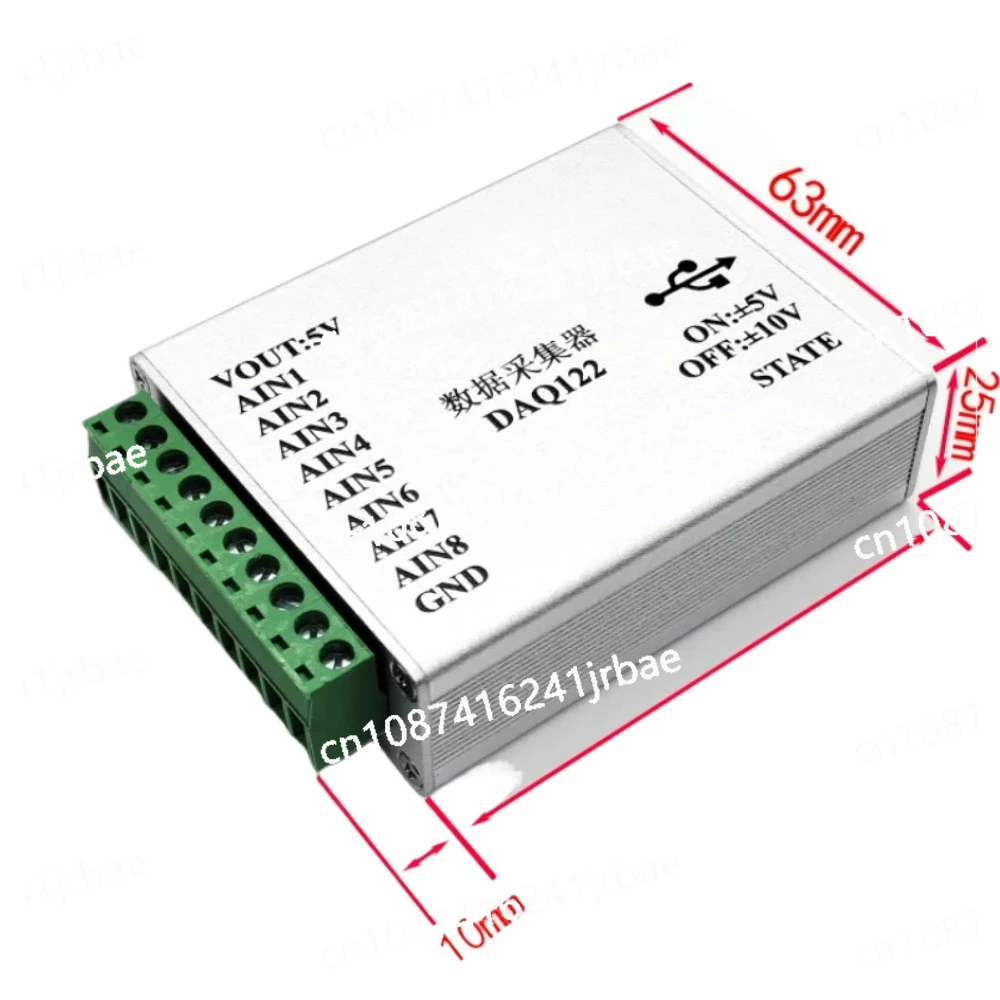 

16-bit, 8-way Simultaneous 200K Sampling USB High Speed AD7606 Data Acquisition Module Data Acquisition Card