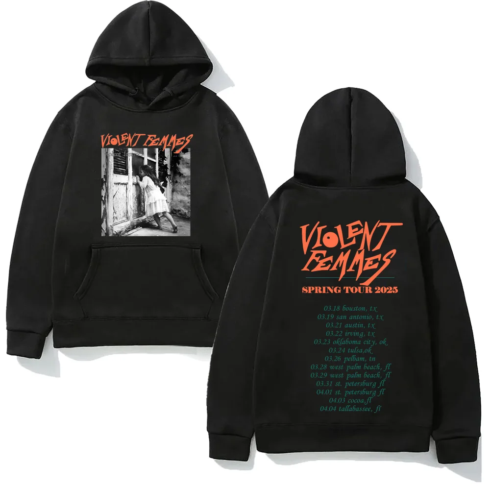 

The Violent Femmes TOUR Fashion Hooded with Pocket Grunge Comfortable Sweatshirts Sleeve Gothic Clothes Moletom Punk Hoody