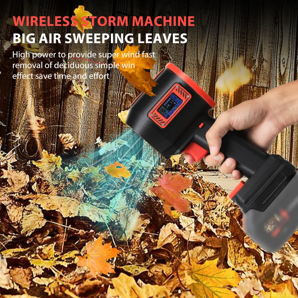 

X70 1500W Turbo Blowers Jet Fan 70MM Brushless Motor 2800g Thrust Powerful Air Blower Car Snow For Makita