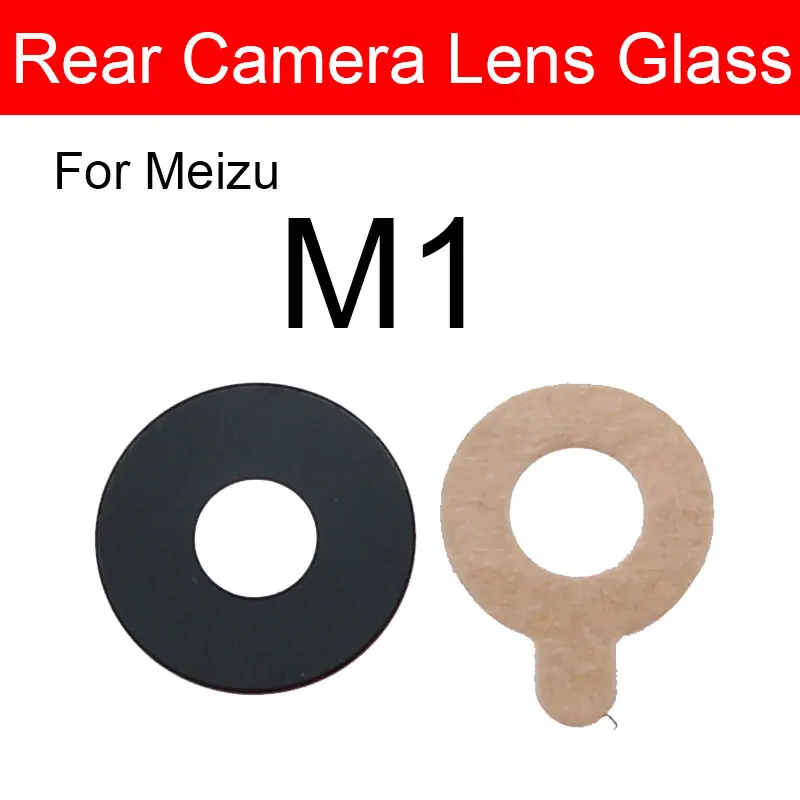 Back Rear Camera Glass Lens For Meizu m1 m2 m3 m3s M3E M5 M5s M6 M6s M6T S6 Max note Camera Glass Lens + Adhensive Sticker