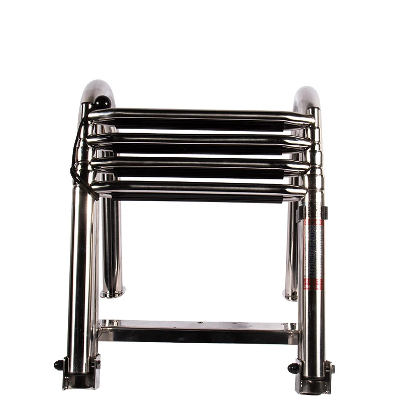 

Морская лодка, телескопическая складная лестница из нержавеющей стали, 4-ступенчатая лестница для лодки, посадковая лестница для морской палубы, подвесная платформа для плавания