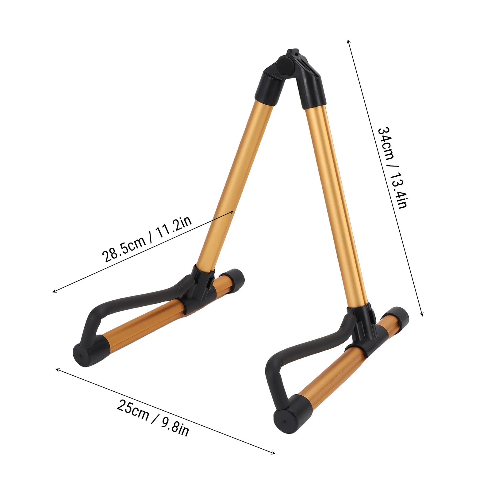 حامل جيتار من سبائك الألومنيوم ثابت عالي التحميل حامل جيتار أرضي قابل للطي للكمان القيثارة #2