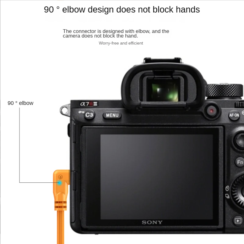 USB C Type-c to Type-c Camera Cable 3m 5m 8m for Cannon EOS R RP SONY A7m3 R3 A7R4 Tethered Shooting line Camera to Computer