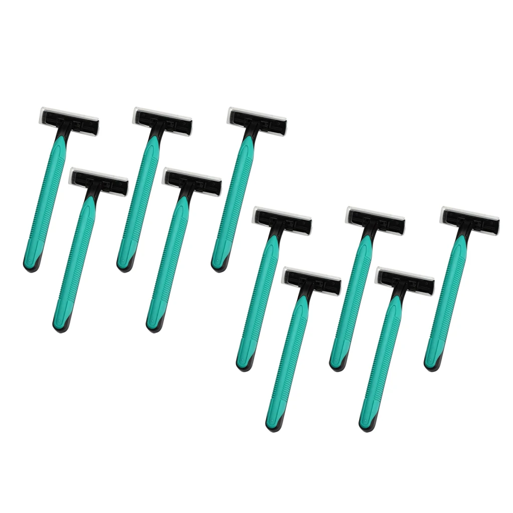 

10pcs/set Bathrooms Travel Disposable Shaving Double Blade for Men