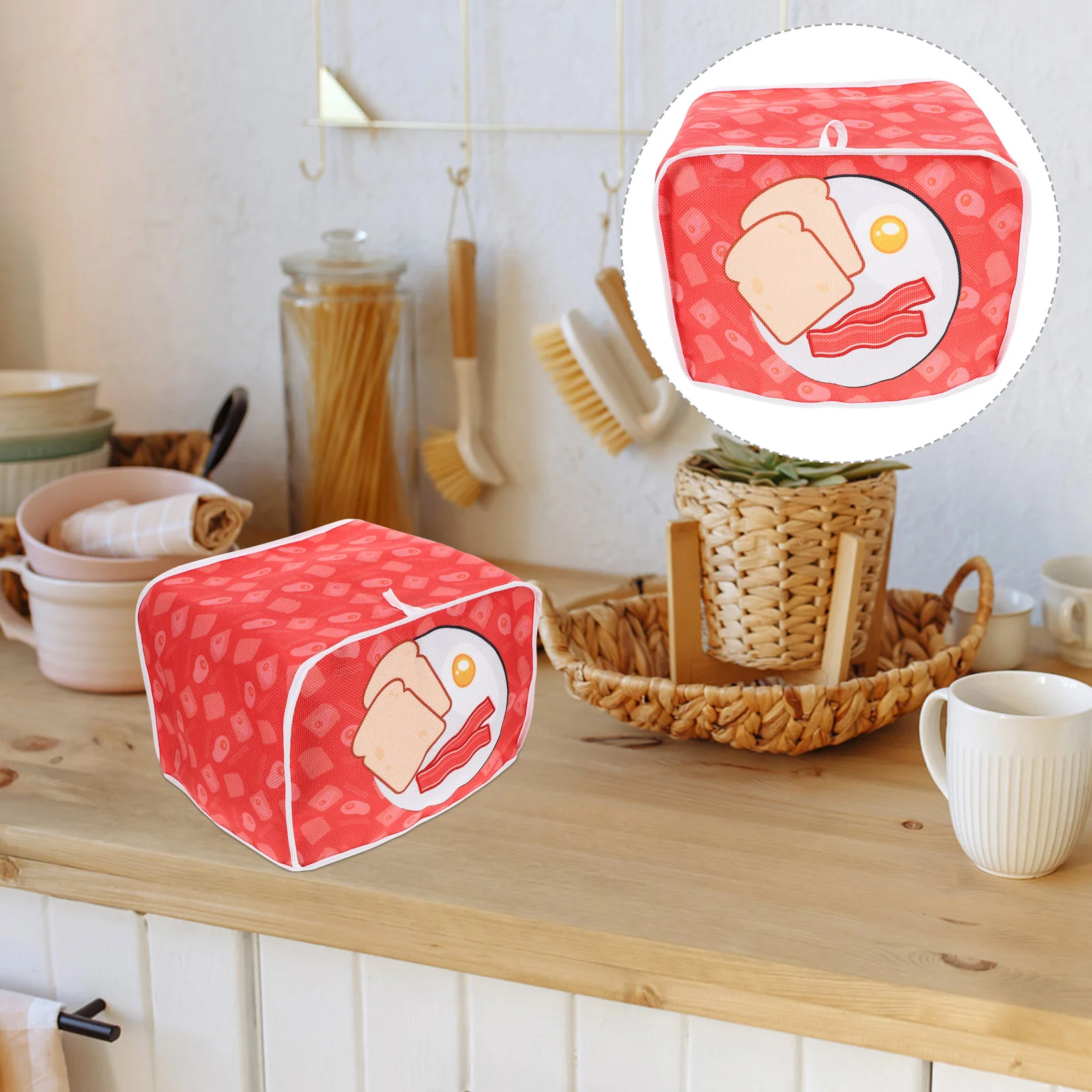 

Toaster Cover Practical Bread Maker Protective Sleeve Exquisite Craftsmanship Anti-Scalding Kitchen Supply Toaster Covers