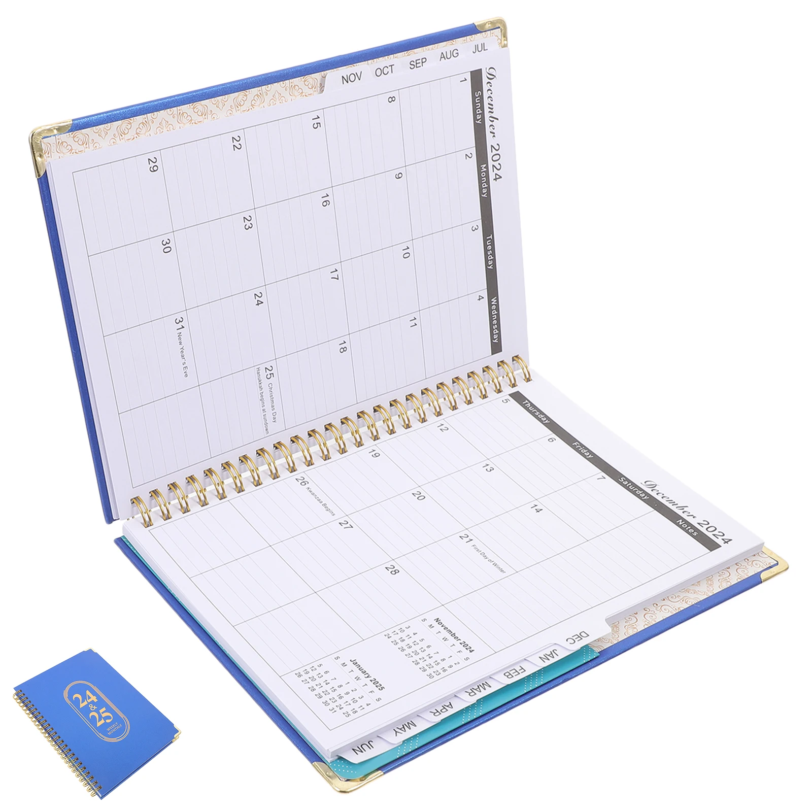 

Planner and Notebook Combined Hourly Notepad Planners Schedule Notebooks Journal College Desk Business Calendar