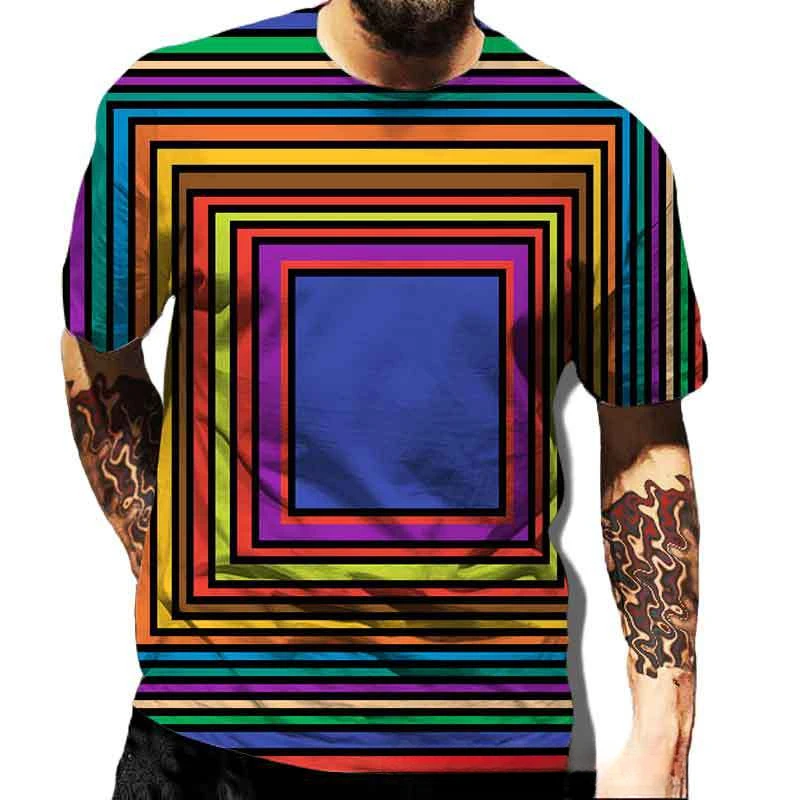 Hot Vortex Men's Short Sleeve Crew Neck T-shirt Summer Outdoor Special Casual Comfort Tops Harajuku Oversized Woman S-7XL