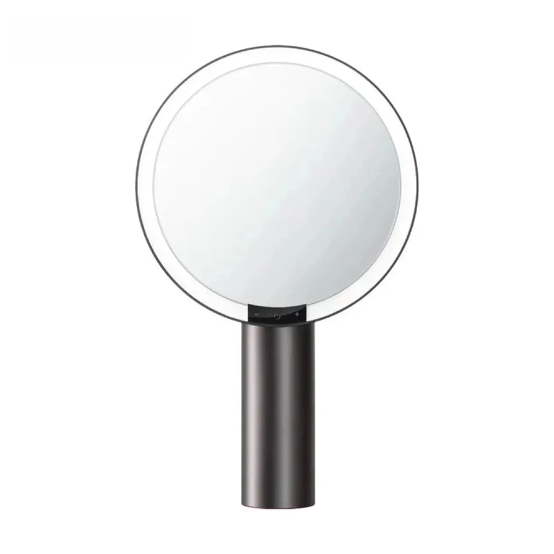 Black mirror makeup mirror with light led daylight dressing beauty mirror fill light