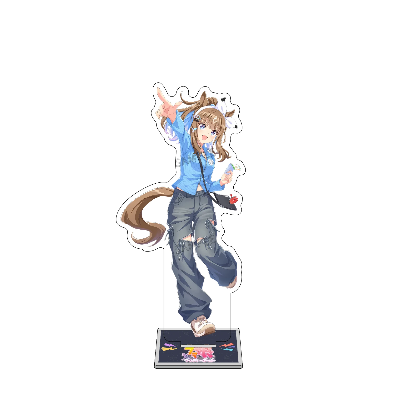 New  Uma Musume Pretty Derby 15cm Acrylic Stand Keychain Special Week Tokai Teio Double Sided HD Kawaii Desk Decor Gift