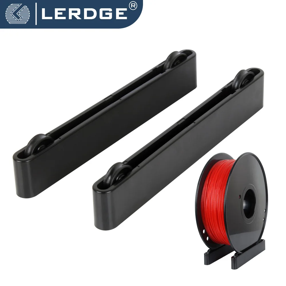 LERDGE Adjustable Size Filament Spool Holder Shelves Supplies Fixed Seat for For ABS PLA PETG TPU Other 3D Printer Materials