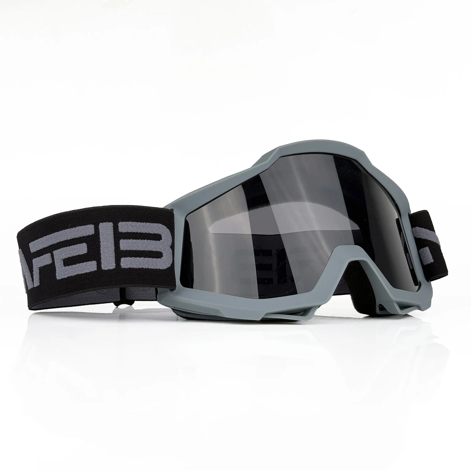 แว่นตาสำหรับขี่มอเตอร์ไซค์วิบากสีดำแบบ unisex 1 ชิ้น - ป้องกันรังสียูวี 400 ป้องกันฝ้า ทนต่อแรงกระแทก สำหรับหมวกกันน็อคจักรยานวิบาก