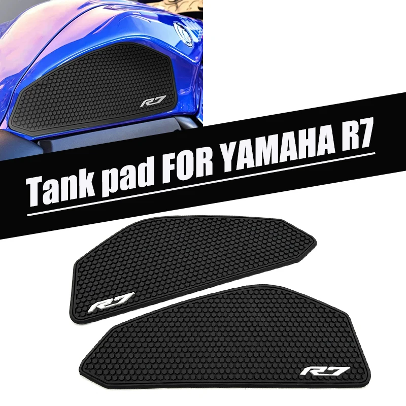 Side Fuel Tank pad For Yamaha R7 YZF R7 YZFR7 r7 2021-2022 Protector Stickers Decal Gas Knee Grip Traction Pad Tank pad