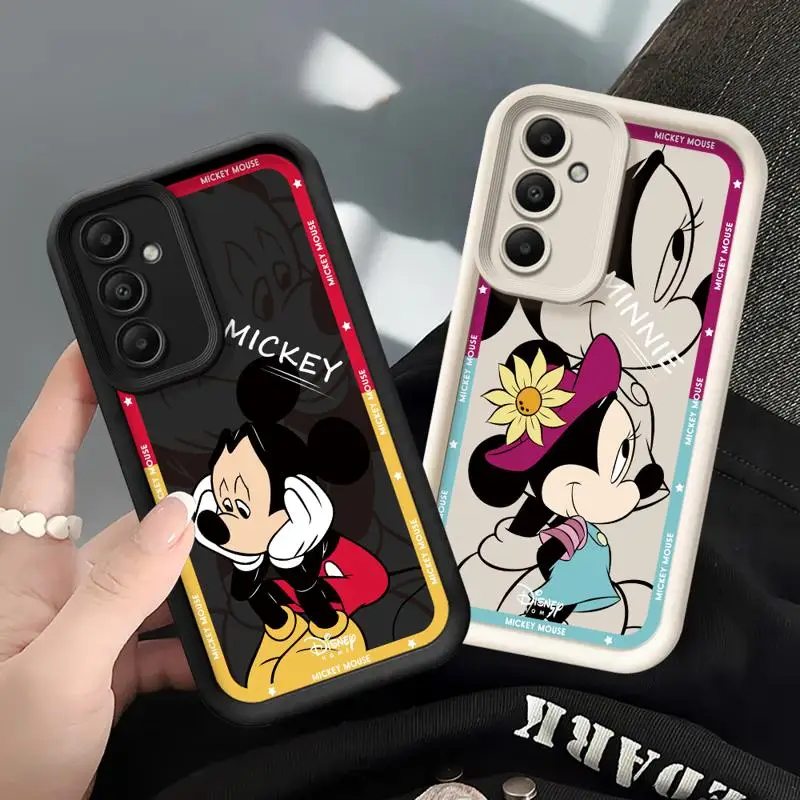 Custodia per telefono Disney Minnie Donald Daisys per Samsung Galaxy A55 A52 A33 custodie A24 A15 A12 A23 A22 5G A54 A52s A53 A14 funda Cover