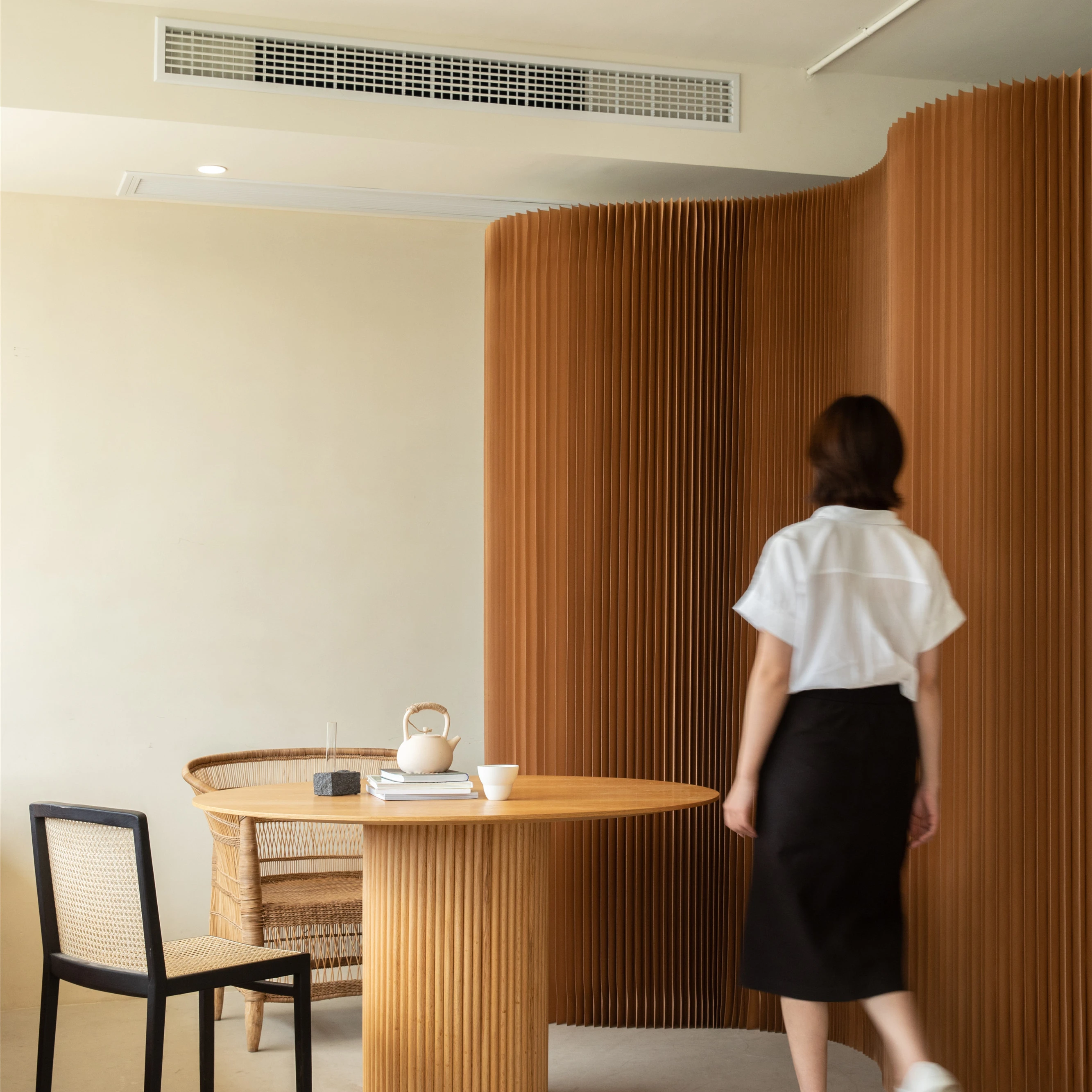 Customized Paper Wall Partition Folding Partition Wall Room Divider Flexible And Stretchable For Shooting Room